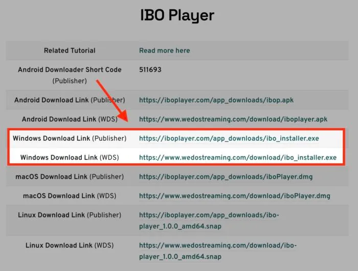 IBO Player on Windows